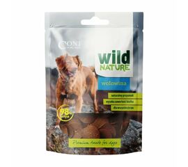 Wild Nature Chips Wołowina 70g naturalny przysmak dla psa