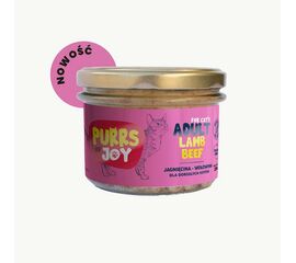 Purrs of Joy Karma dla kota Jagnięcina Wołowina w słoiku 200 g