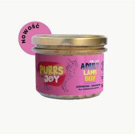 Purrs of Joy Karma dla kota Jagnięcina Wołowina w słoiku 200 g