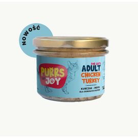 Purrs of Joy Karma dla kota Kurczak Indyk w słoiku 200 g
