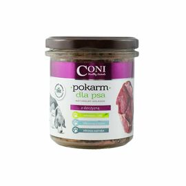 Pokarm dla psa z dziczyzną w słoiku 300g