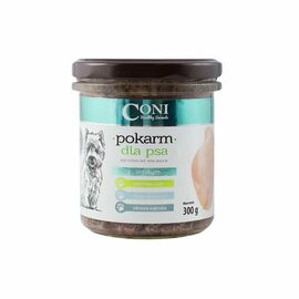 Pokarm dla psa z indykiem w słoiku 300g