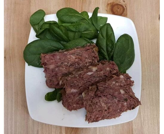 Bezzbożowa mokra karma wieprzowina ze szpinakiem 410 g Bezzbożowa mokra karma wieprzowina ze szpinakiem 410 g