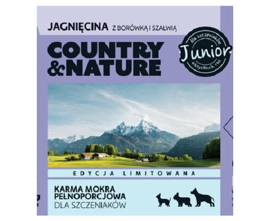 Junior Bezzbożowa karma jagnięcina dla szczeniąt 400 g Junior Bezzbożowa karma jagnięcina dla szczeniąt 400 g