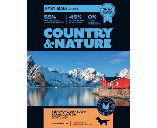 Oceanic White Fish Recipe 2 kg ryby białe morskie dla psów wszystkich ras Oceanic White Fish Recipe 2 kg ryby białe morskie dla psów wszystkich ras