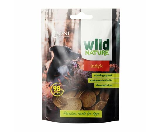 Wild Nature Chips Indyk 70g naturalny przysmak dla psa